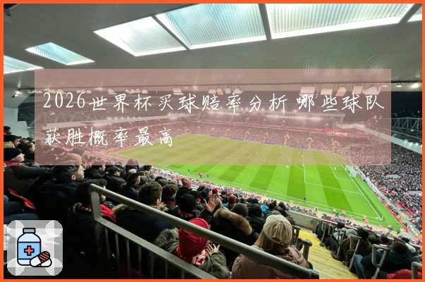 2026世界杯买球赔率分析 哪些球队获胜概率最高